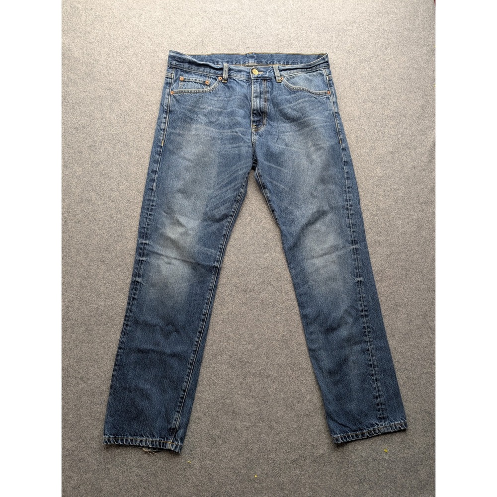 Armani Exchange J13 Slim Fit Jeans Mens 36 Blue Denim Straight Leg Pants